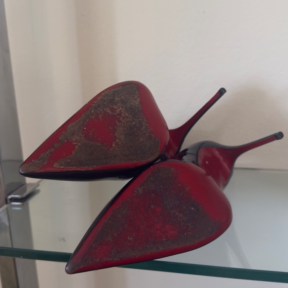 Christian Louboutin patent leather black So Kate 120 mm shoes - Picture 3 of 6